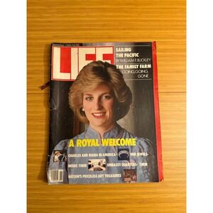 Life Magazine November 1985 Princess Diana Cover Royal Welcome Issue